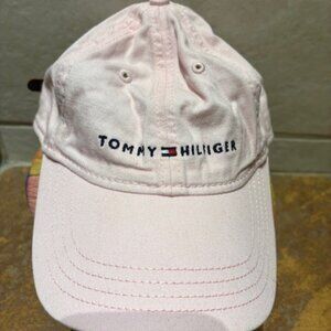 Tommy Hilfiger TH Pink Baseball Cap Hat Women's O/S Adjustable Back